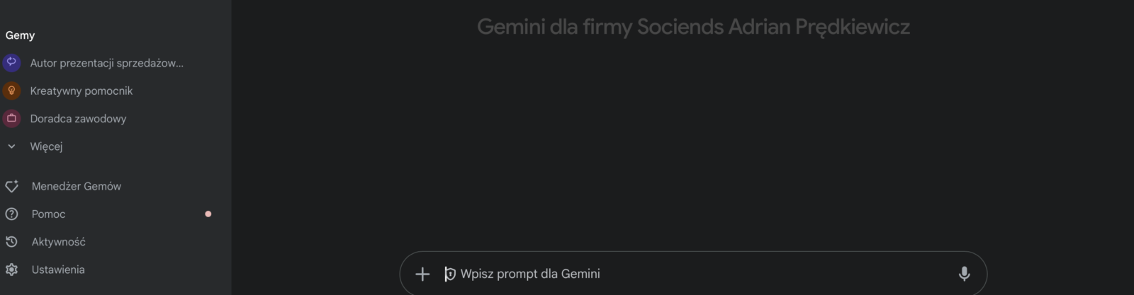 GEMy od Google - osobisty asystent AI GEMy od Google - osobisty asystent AI